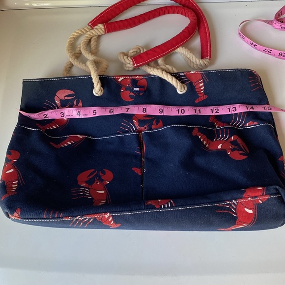 Vintage Y2K Tommy Hilfiger Canvas Lobster Tote - Picture 7 of 9